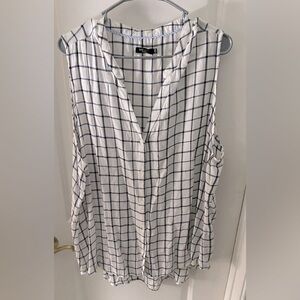 Max Jeans Sleeveless Blouse 2X